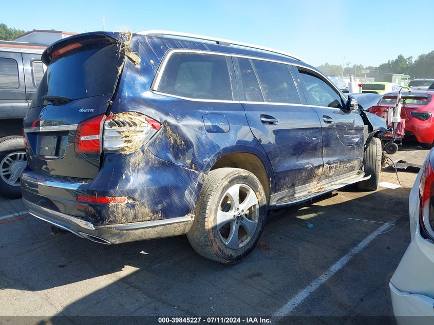 2017 Mercedes-Benz Gls 450 4Matic VIN: 4JGDF6EE7HA964376 Lot: 39845227