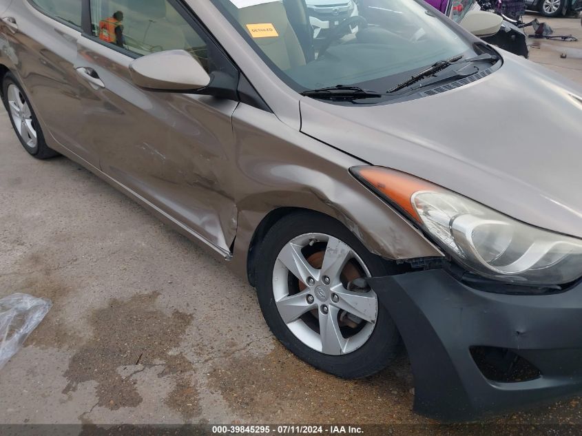 2013 Hyundai Elantra Gls VIN: 5NPDH4AEXDH331219 Lot: 39845295