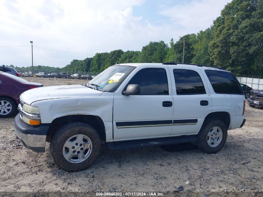 2004 Chevrolet Tahoe Ls VIN: 1GNEK13V74J249027 Lot: 39845302