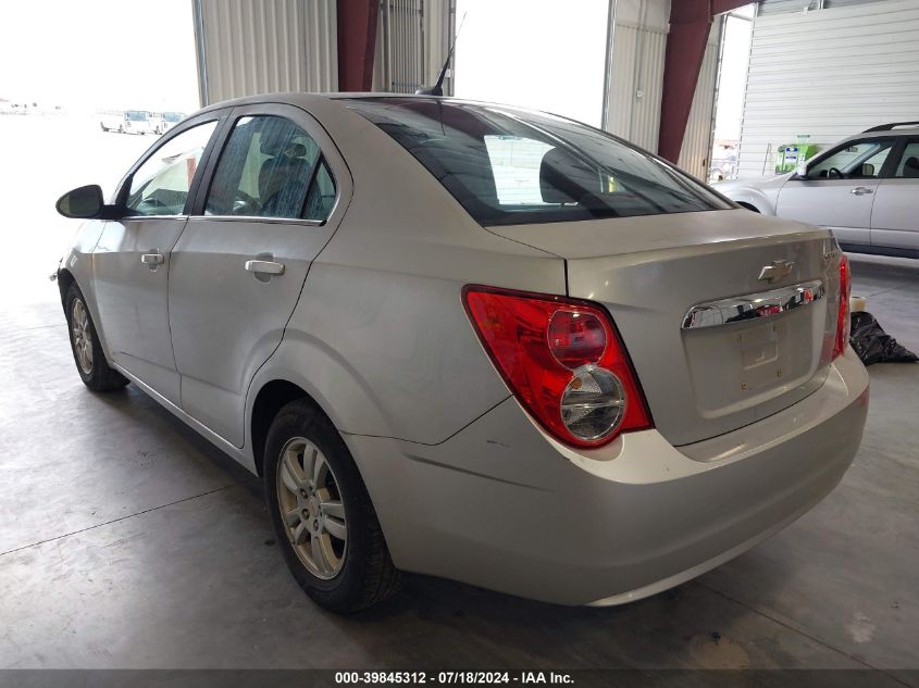 2012 Chevrolet Sonic 2Lt VIN: 1G1JC5SH8C4127760 Lot: 39845312