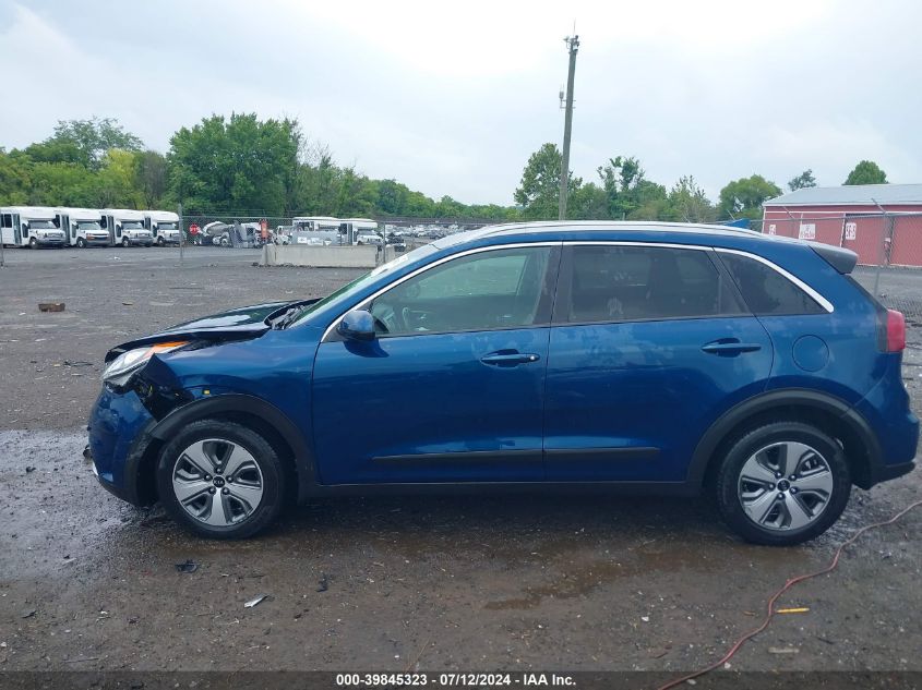 2019 Kia Niro Lx VIN: KNDCB3LCXK5255386 Lot: 39845323