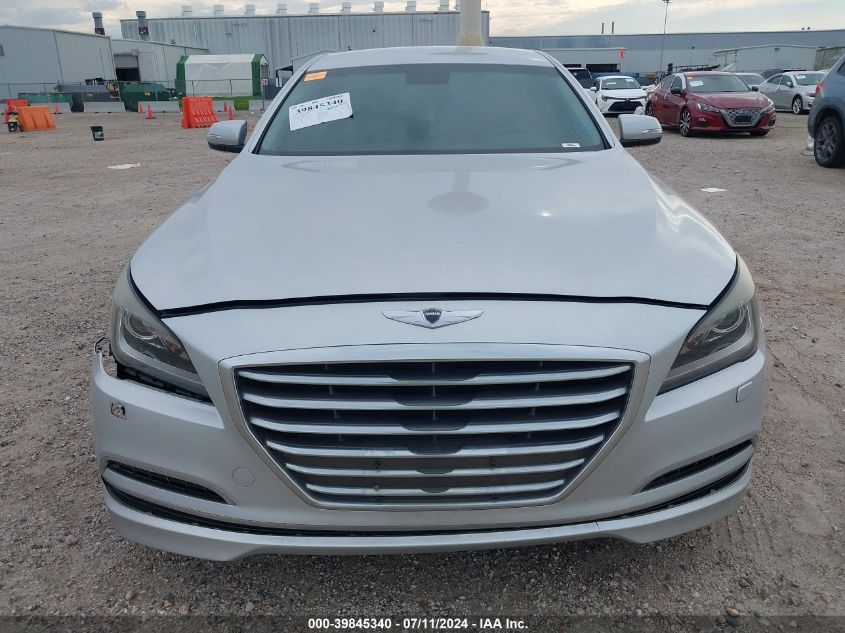 2016 Hyundai Genesis 3.8 VIN: KMHGN4JE9GU133551 Lot: 39845340