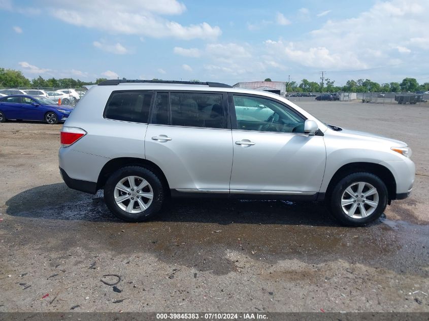2012 Toyota Highlander Se V6 VIN: 5TDZK3EHXCS071757 Lot: 39845383