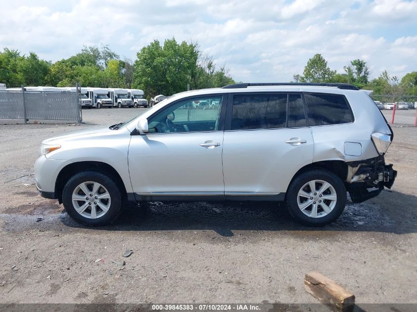2012 Toyota Highlander Se V6 VIN: 5TDZK3EHXCS071757 Lot: 39845383