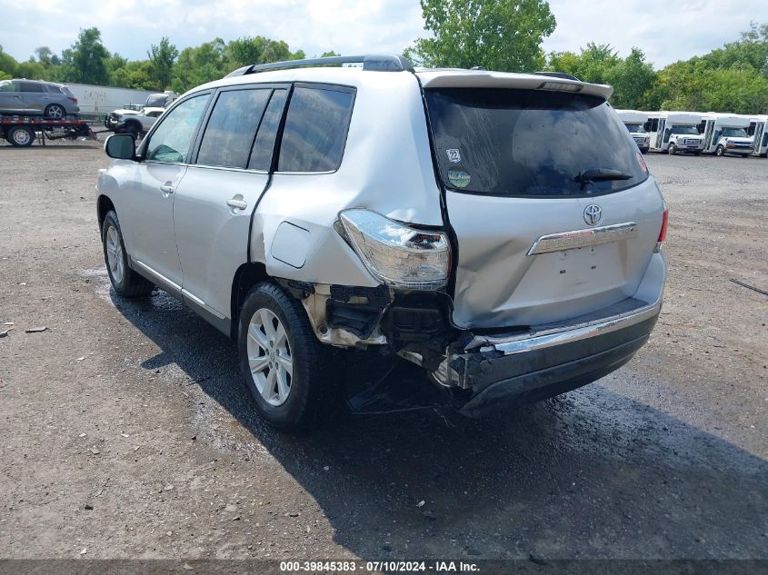 2012 Toyota Highlander Se V6 VIN: 5TDZK3EHXCS071757 Lot: 39845383