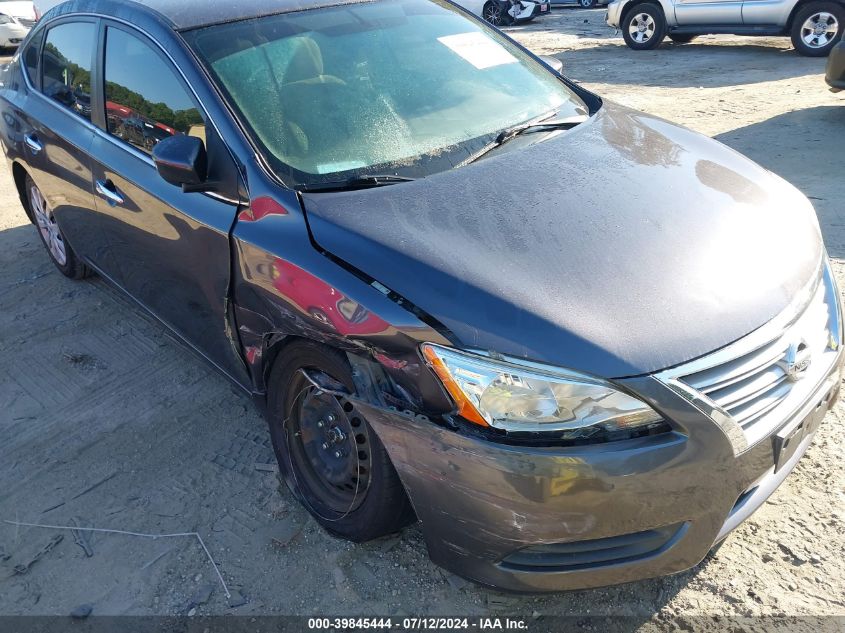 2013 Nissan Sentra Sv VIN: 3N1AB7AP3DL636054 Lot: 39845444