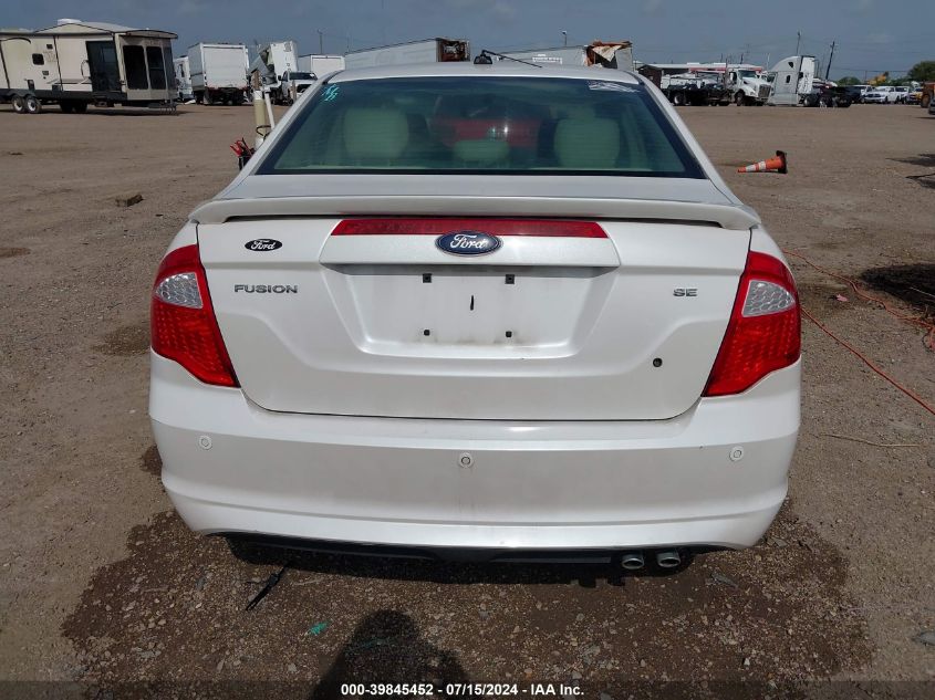 2012 Ford Fusion Se VIN: 3FAHP0HAXCR246396 Lot: 39845452