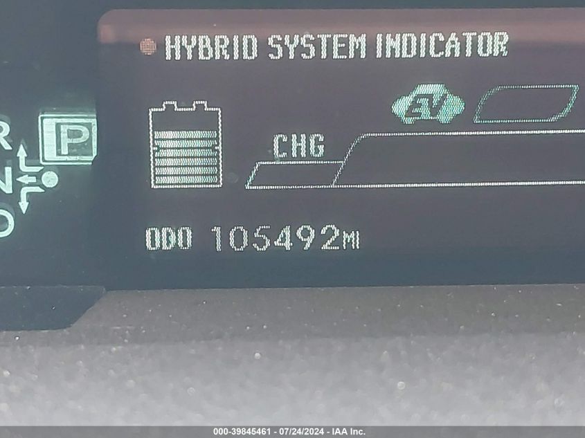 2015 Toyota Prius Two VIN: JTDKN3DU4F0476253 Lot: 39845461