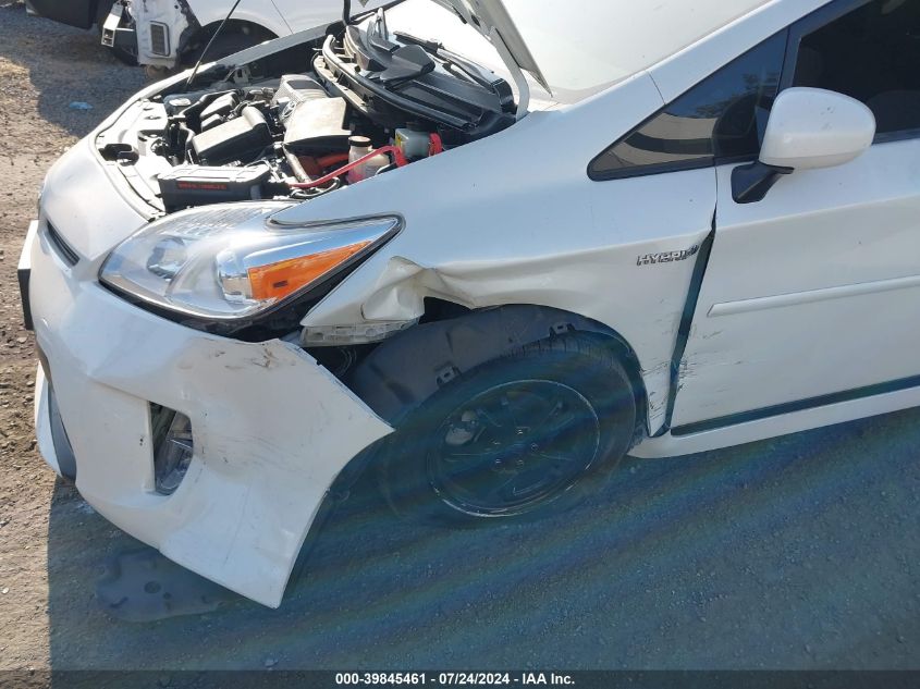 2015 Toyota Prius Two VIN: JTDKN3DU4F0476253 Lot: 39845461