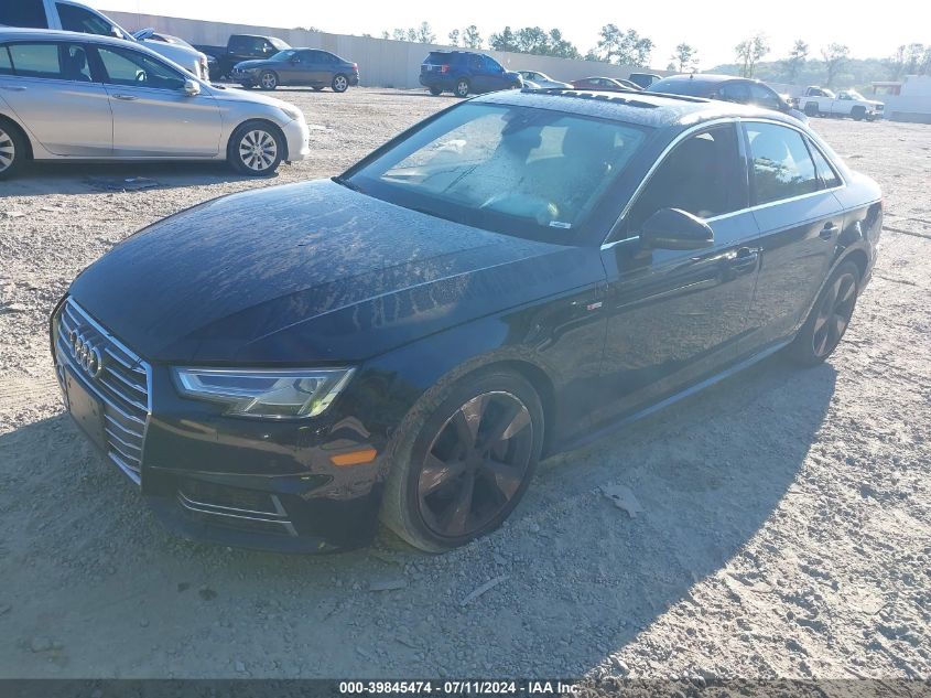 2017 Audi A4 2.0T Premium VIN: WAUENAF42HN013335 Lot: 39845474