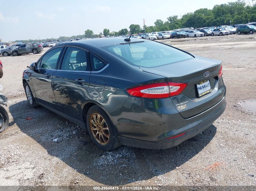 VIN 3FA6P0G72GR152239 2016 Ford Fusion, S no.3