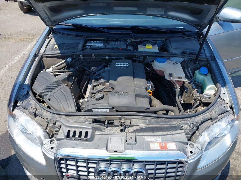 2008 Audi A4 2.0T/2.0T Special Edition VIN: WAUAF78E08A164380 Lot: 39845493