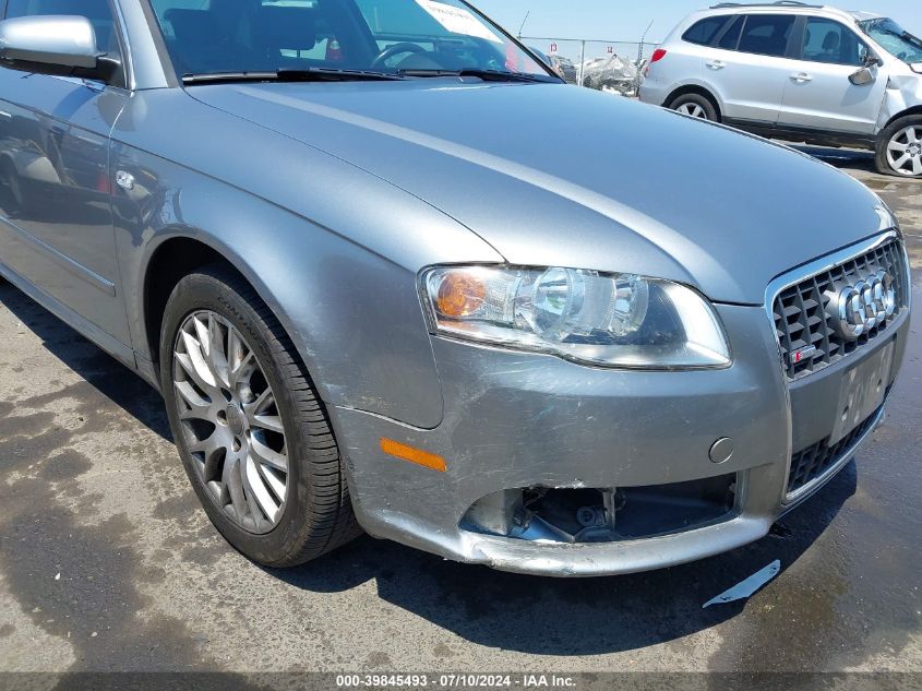 2008 Audi A4 2.0T/2.0T Special Edition VIN: WAUAF78E08A164380 Lot: 39845493