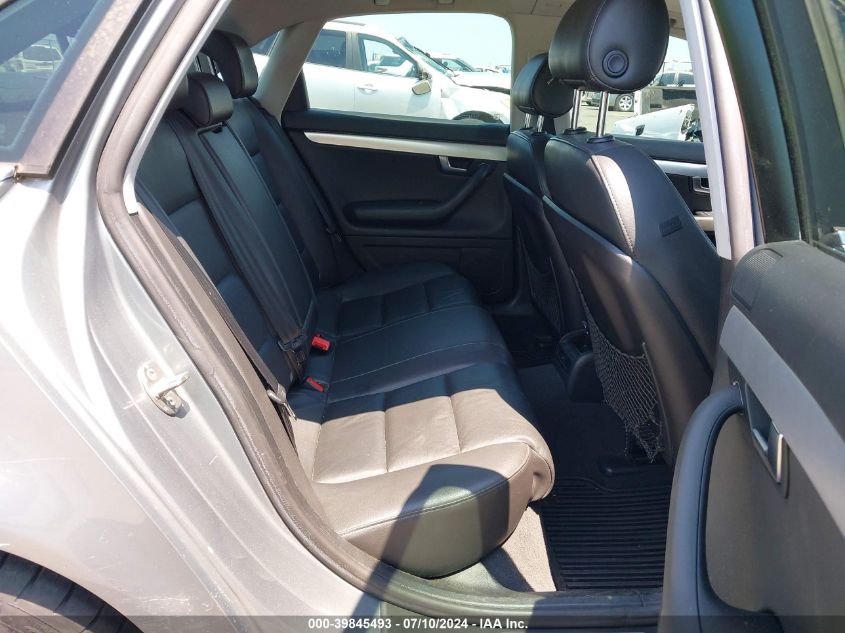 2008 Audi A4 2.0T/2.0T Special Edition VIN: WAUAF78E08A164380 Lot: 39845493