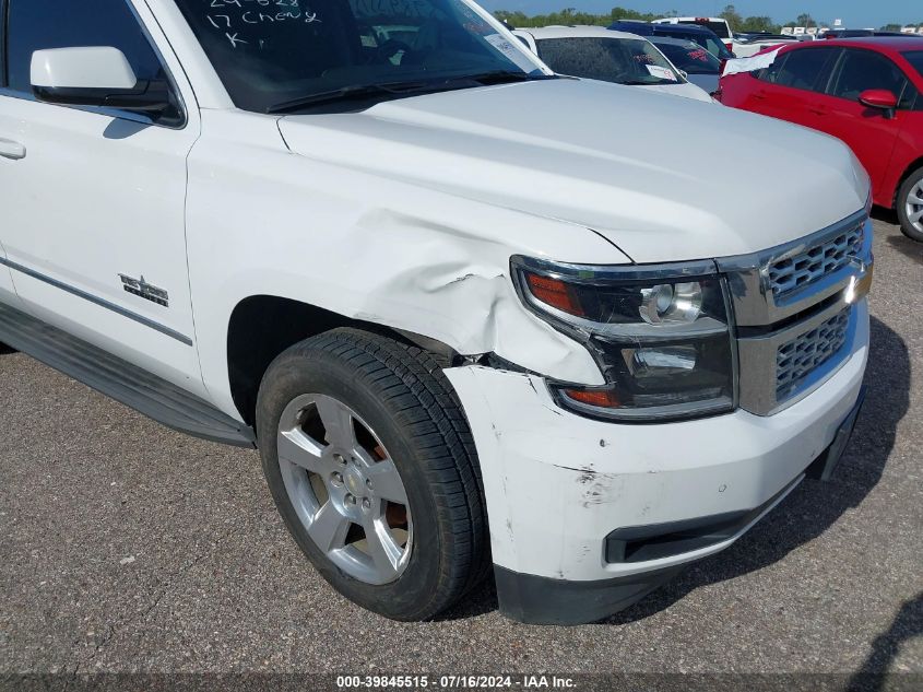 2017 Chevrolet Tahoe Lt VIN: 1GNSCBKC2HR401633 Lot: 39845515