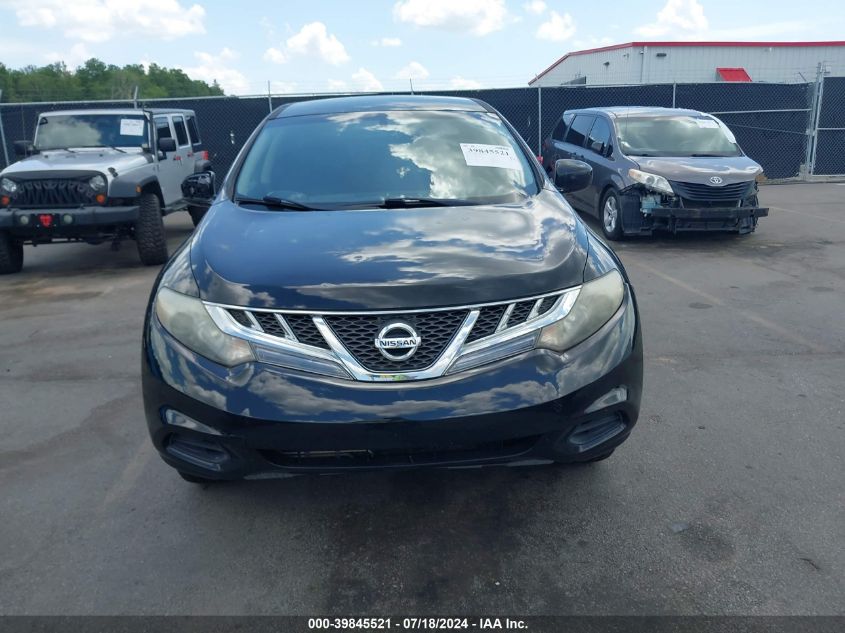 2011 Nissan Murano S VIN: JN8AZ1MW5BW164623 Lot: 39845521