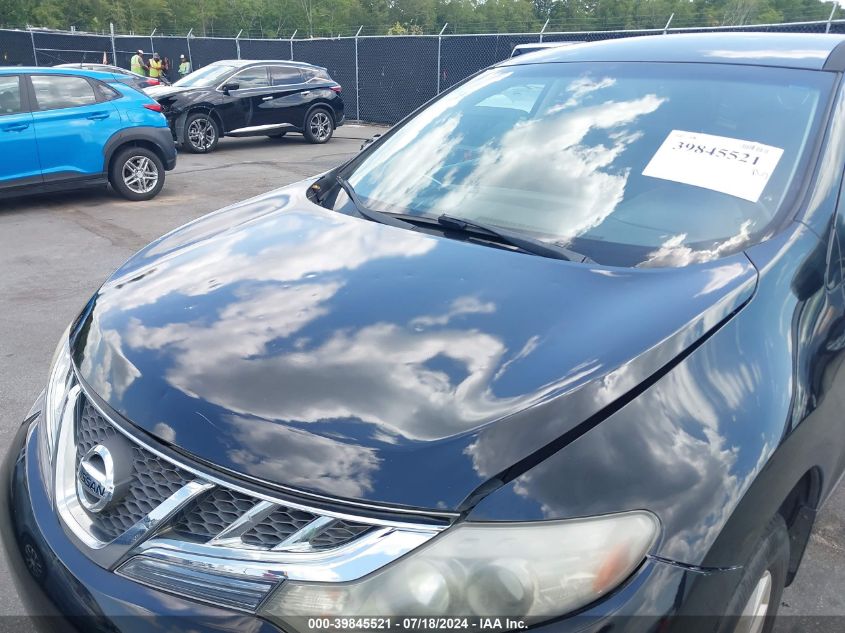 2011 Nissan Murano S VIN: JN8AZ1MW5BW164623 Lot: 39845521