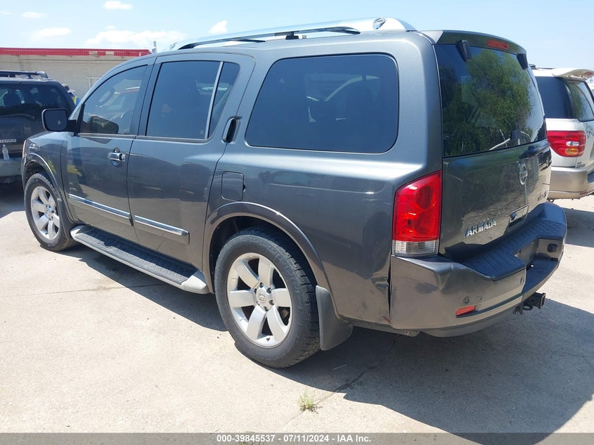 2012 Nissan Armada Sl VIN: 5N1BA0ND2CN619123 Lot: 39845537