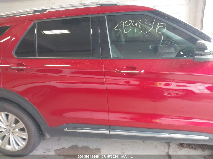 2020 Ford Explorer Limited VIN: 1FMSK8FH1LGD06128 Lot: 39845548