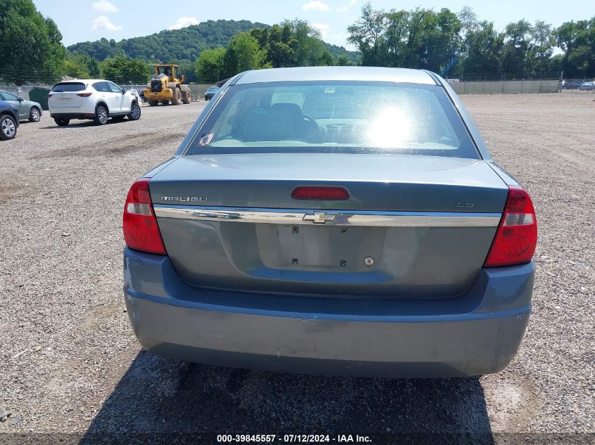 2006 Chevrolet Malibu Ls VIN: 1G1ZS51F36F114431 Lot: 39845557