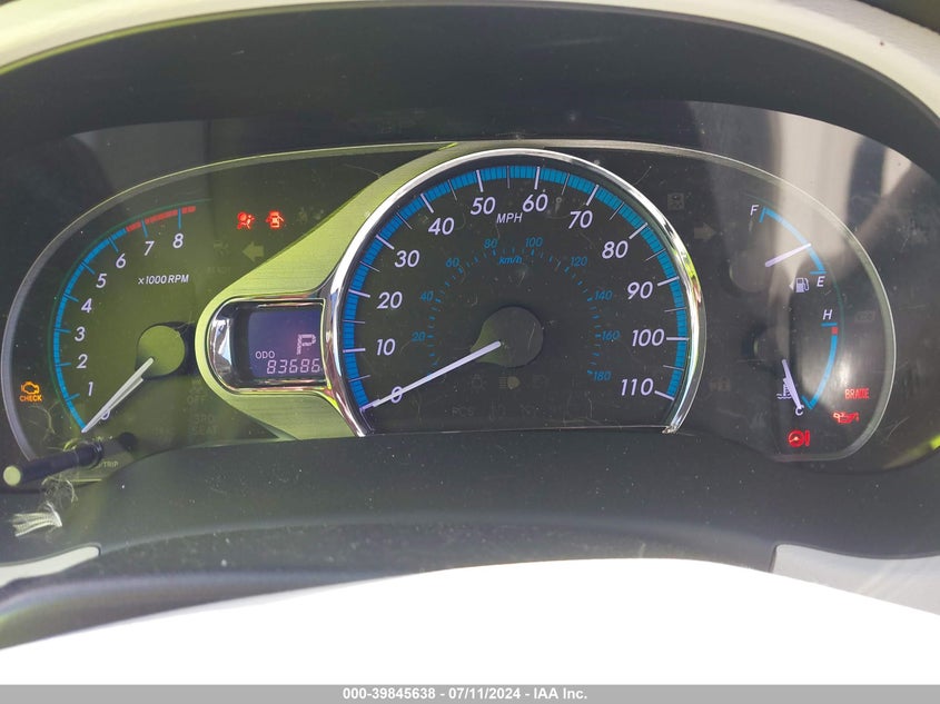 2011 Toyota Sienna Limited V6 VIN: 5TDYK3DCXBS087375 Lot: 39845638