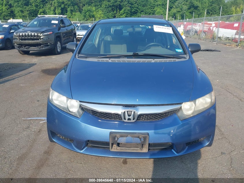 2010 Honda Civic Vp VIN: 2HGFA1F37AH314712 Lot: 39845640