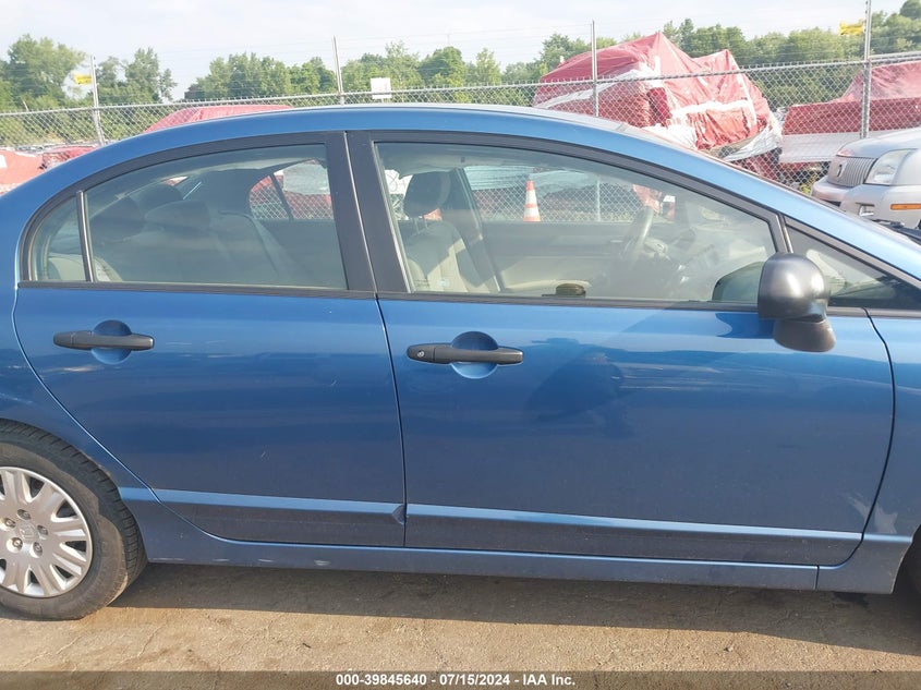 2010 Honda Civic Vp VIN: 2HGFA1F37AH314712 Lot: 39845640