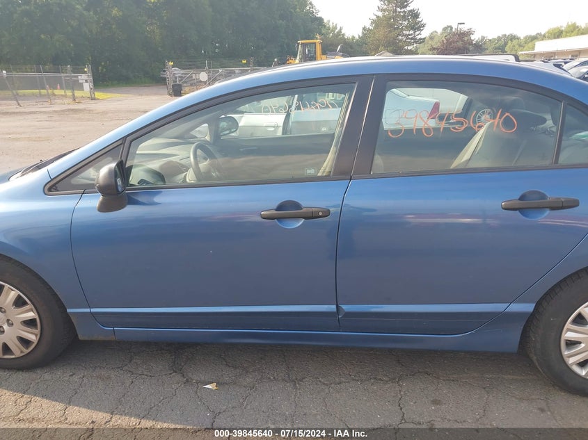 2010 Honda Civic Vp VIN: 2HGFA1F37AH314712 Lot: 39845640