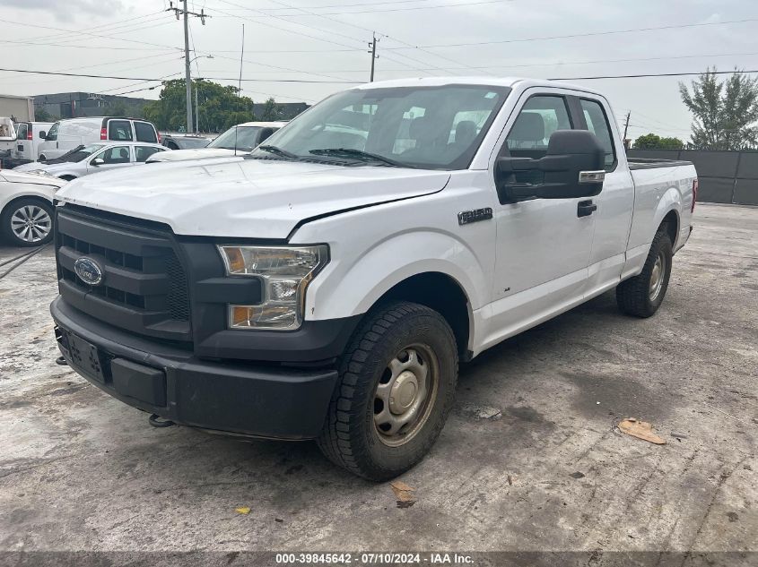 2016 Ford F150 Super Cab VIN: 1FTEX1EP4GKD39954 Lot: 39845642