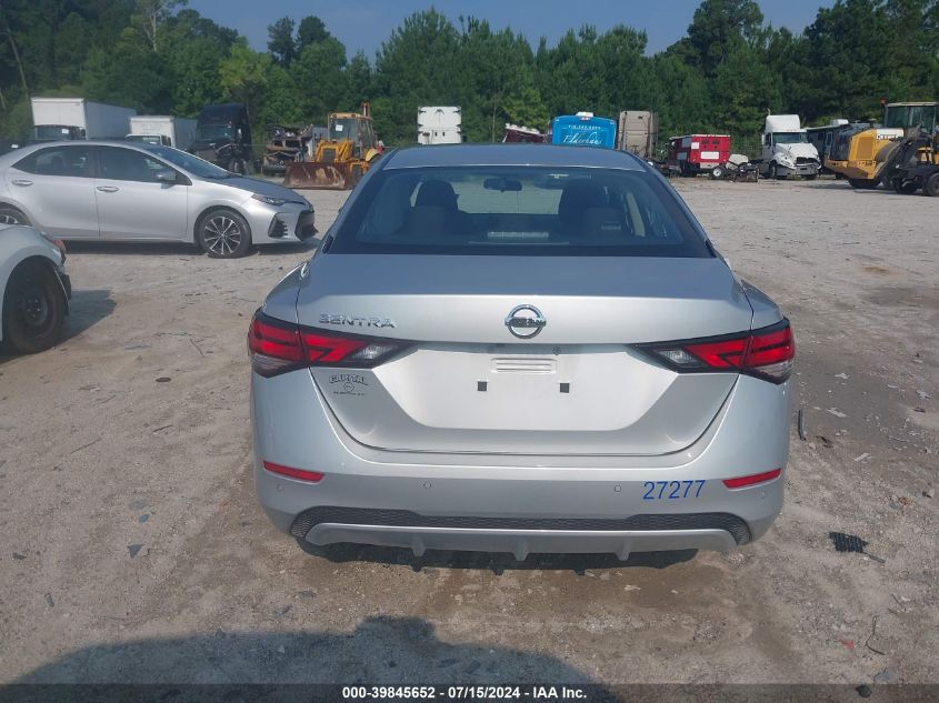 2022 Nissan Sentra S Xtronic Cvt VIN: 3N1AB8BV8NY304103 Lot: 39845652