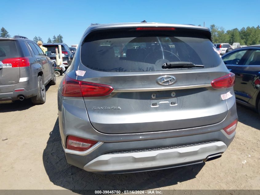 2019 Hyundai Santa Fe Se VIN: 5NMS23AD3KH078006 Lot: 39845750