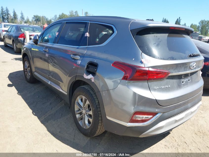 2019 Hyundai Santa Fe Se VIN: 5NMS23AD3KH078006 Lot: 39845750