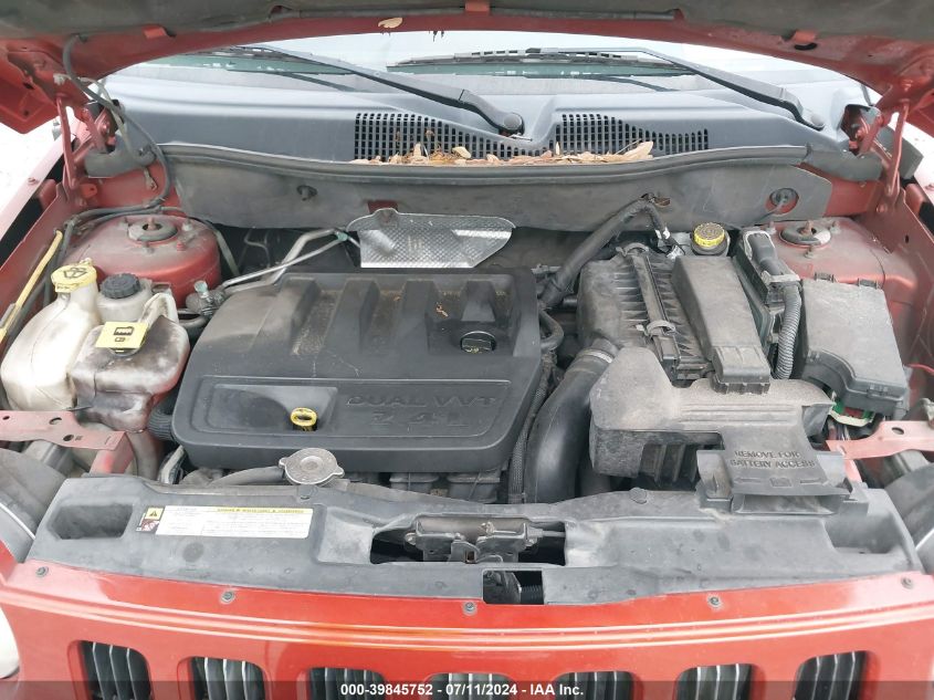 2010 Jeep Compass Sport VIN: 1J4NF1FB7AD622960 Lot: 39845752