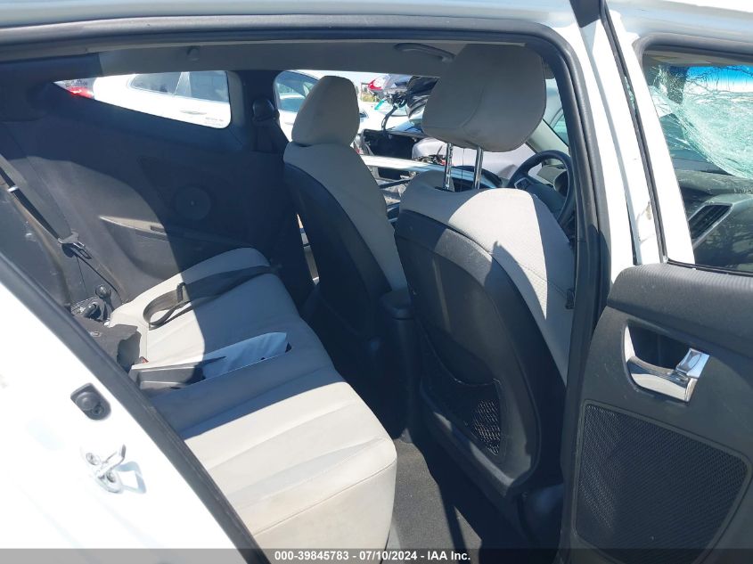 2013 Hyundai Veloster Base W/Gray VIN: KMHTC6AD1DU150489 Lot: 39845783