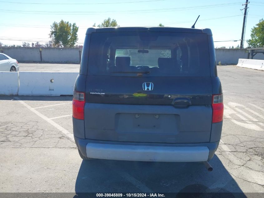 2003 Honda Element Ex VIN: 5J6YH28563L011721 Lot: 39845809