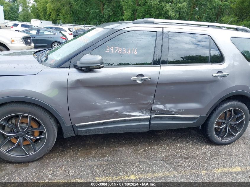 2013 Ford Explorer Limited VIN: 1FM5K7F84DGC20501 Lot: 39984106