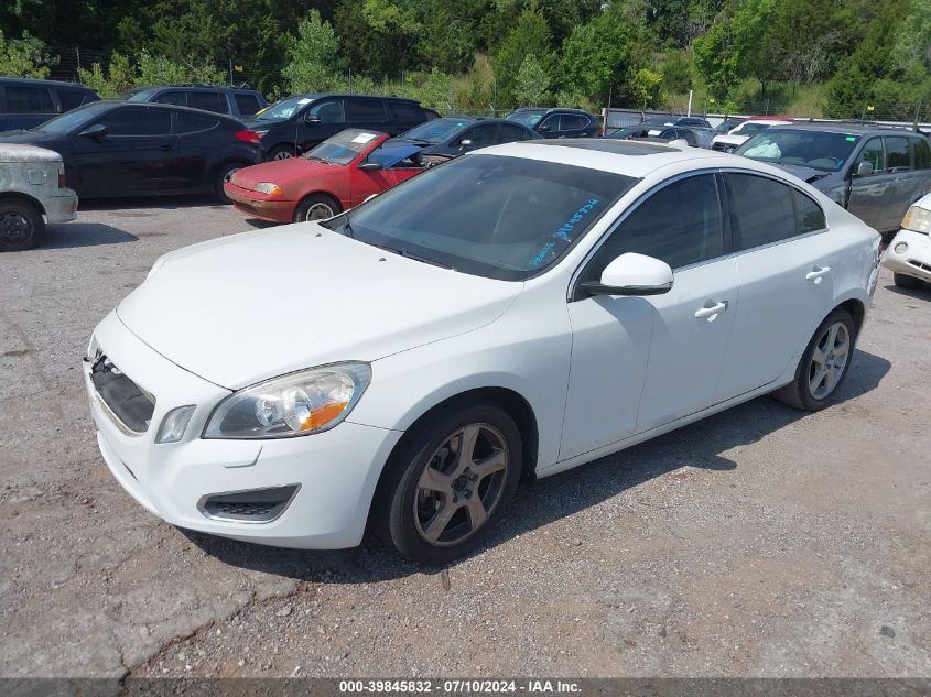 2013 Volvo S60 T5/T5 Platinum/T5 Premier/T5 Premier Plus VIN: YV1612FS8D1204440 Lot: 39845832