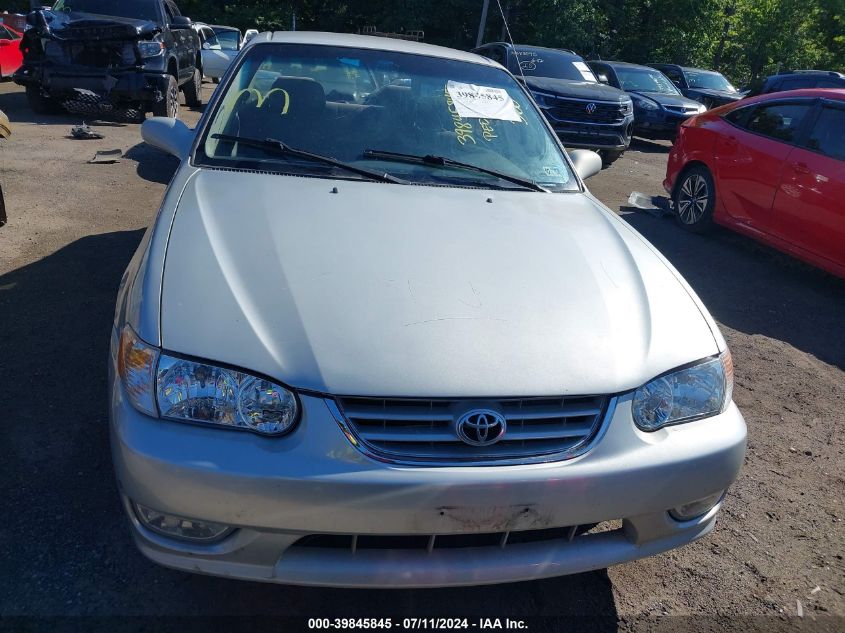 2001 Toyota Corolla S VIN: 1NXBR12E61Z545848 Lot: 39845845