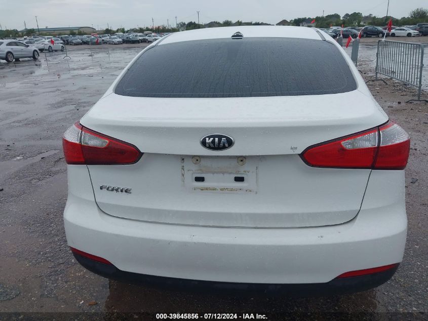 2016 Kia Forte Lx VIN: KNAFK4A6XG5447542 Lot: 39845856