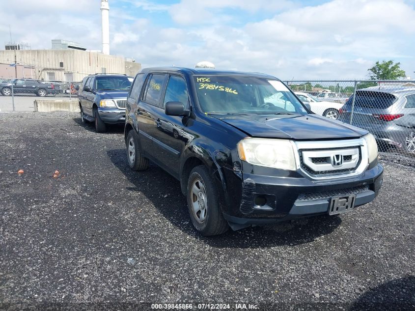 2011 Honda Pilot Lx VIN: 5FNYF4H2XBB078546 Lot: 39845866