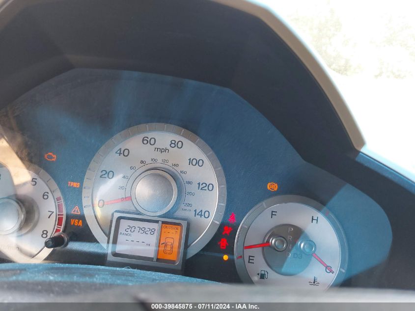 2009 Honda Pilot Ex-L VIN: 5FNYF38509B001005 Lot: 39845875