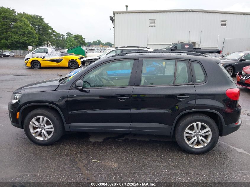 2017 Volkswagen Tiguan 2.0T/2.0T S VIN: WVGAV7AX9HK021452 Lot: 39845878