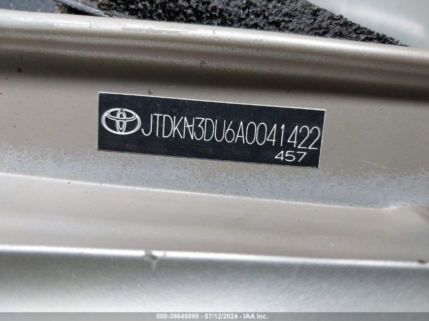 2010 Toyota Prius Iii VIN: JTDKN3DU6A0041422 Lot: 39845895