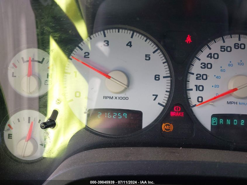 2002 Dodge Ram 1500 St VIN: 1D7HU18Z92J206601 Lot: 39845939