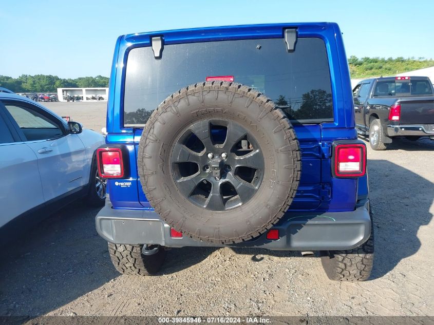 2018 Jeep Wrangler Unlimited Sahara 4X4 VIN: 1C4HJXEG8JW229619 Lot: 39845946