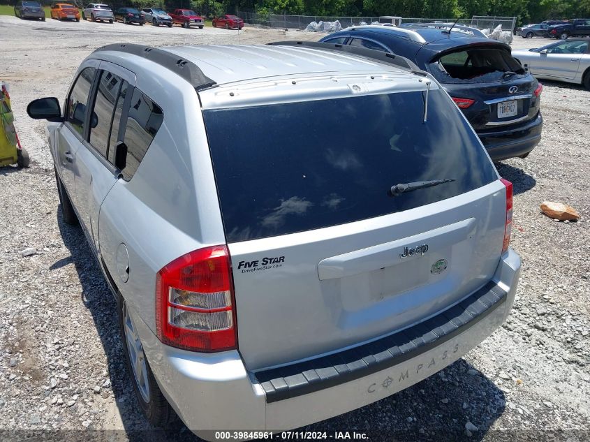 2008 Jeep Compass Sport VIN: 1J8FT47W58D694202 Lot: 39845961