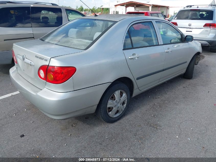 2004 Toyota Corolla Ce/Le/S VIN: 1NXBR32E64Z280168 Lot: 39845973