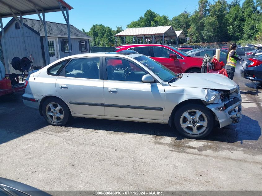 2005 Hyundai Elantra Gls/Gt VIN: KMHDN56D25U168101 Lot: 39846010