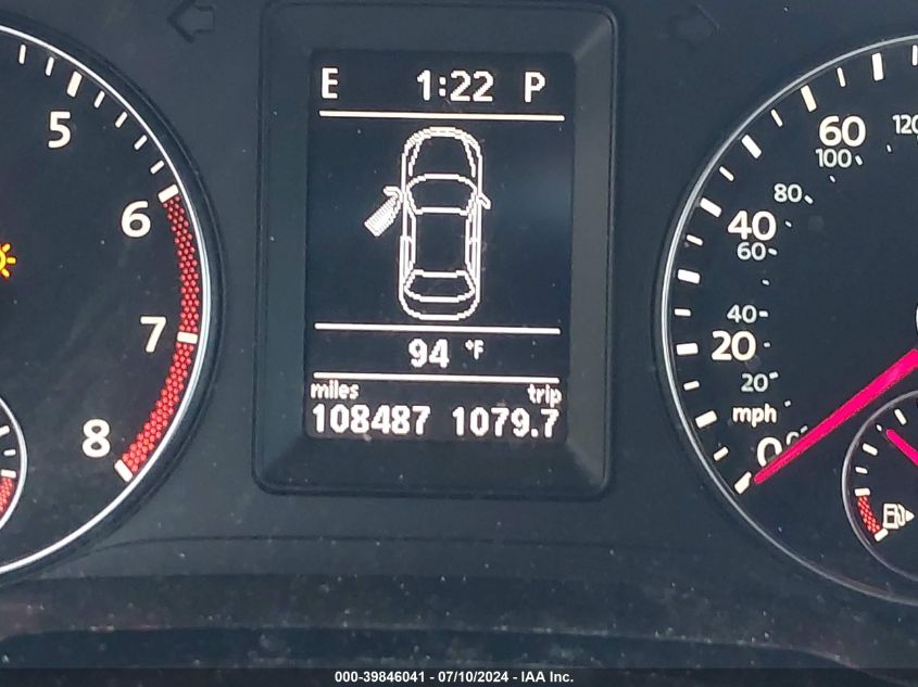 2012 Volkswagen Eos Komfort VIN: WVWBW7AH7CV011248 Lot: 39846041