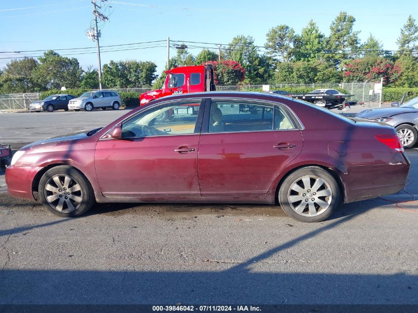 2007 Toyota Avalon Xls VIN: 4T1BK36B67U242481 Lot: 39846042